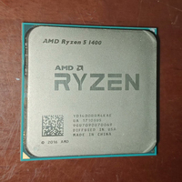 Prosesor CPU Quad Core R5 1400 3.2 GHz Bekas (YD1400 BBM4KAE) Socket AM4 untuk Penggunaan