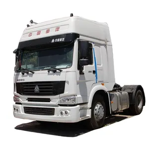 Sinotruck Howo 트랙터 371hp 375hp 40 50 60 100 톤 사용 10 휠러 6*4 아프리카 용 Howo 트랙터 헤드 트럭 사용