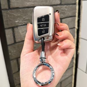 Funda de TPU para llave de coche, funda completa para VW Volkswagen Golf 7 MK7 Tiguan MK2 para <span class=keywords><strong>SEAT</strong></span> Ateca <span class=keywords><strong>Leon</strong></span> <span class=keywords><strong>FR</strong></span> 2 Ibiza para Skoda Octavia, accesorios - Product Image 3