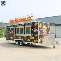 CAMPTRL Cuisine mobile de restauration, restaurant, café, pizza, barbecue, camion de restauration rapide entièrement équipé, camion de concession alimentaire
