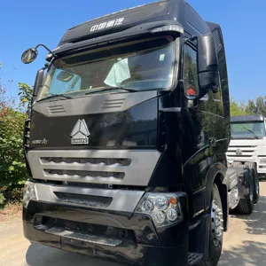 Howo A7 CNG traktör kamyon 420Hp 440Hp traktör kafası 10 lastikler 380Hp traktör kafası yeni motor