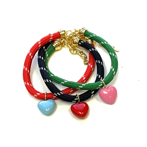 Collier avec pendentif en forme de cœur en acier inoxydable plaqué or personnalisé, bijoux de mode pour femmes, bracelet avec pendentif en forme de cœur gonflé - Product Image 5