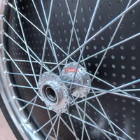 Juego de Ruedas W OEM SuperMoto 100/80-17 130/70-17 para Surron Light Bee, Neumáticos Lisos para Motocicleta Eléctrica Todoterreno