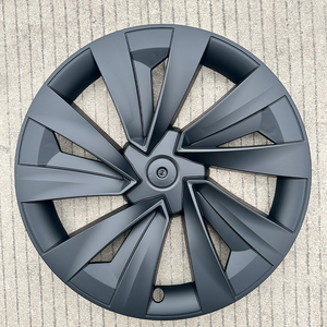 Paquete de cubierta de rueda de <span class=keywords><strong>coche</strong></span> 4 unids/set decorar proteger ABS + cubierta de rueda de PC para Tesla modelo Y New Star 25 - Product Image 4
