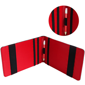Alligator coloré Surface PU Cuir <span class=keywords><strong>Golf</strong></span> Scorecard Titulaire - Product Image 4