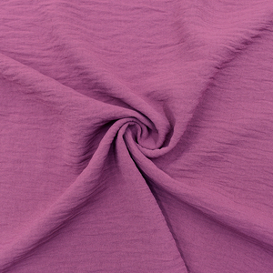Tissu en crêpe de Ceylan doux et respirant de qualité supérieure, 100% polyester, tissu froissé pour abaya, pour robe - Product Image 4