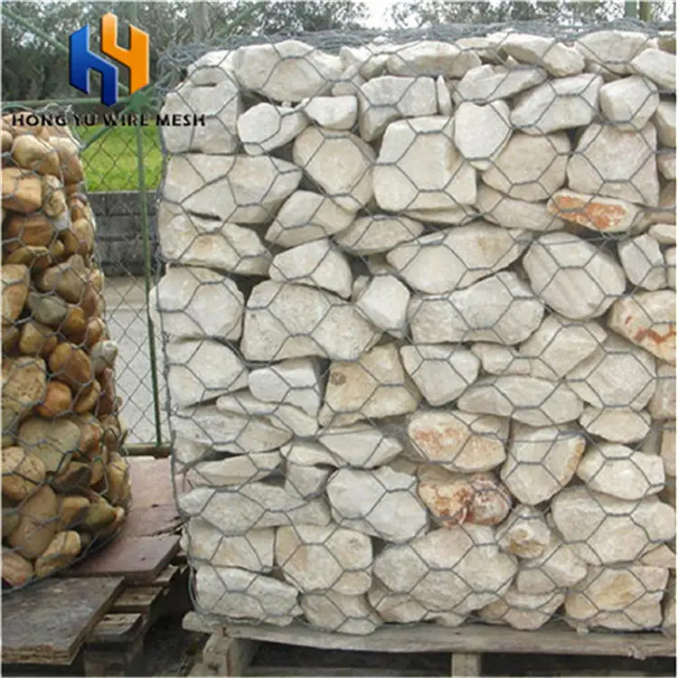 metal 2.5mm woven bolivia hexagonalgabion box 2x1x1m manufacturing gabion basket prices in iron wire mesh suppliers price