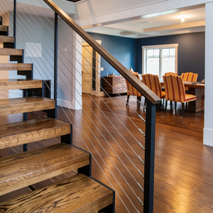 Système de balustrade <span class=keywords><strong>en</strong></span> câble d'aluminium et d'acier inoxydable <span class=keywords><strong>en</strong></span> promotion, <span class=keywords><strong>kit</strong></span> de balustrade <span class=keywords><strong>en</strong></span> câble métallique durable pour escalier extérieur, terrasse, balcon, patio - Product Image 3