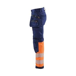 BLAKLADER - 182125138953D100 Pantalon Softshell haute visibilité Bleu marine/Orange-EAN 7330509878743 HI-VIS WORKWEAR - Product Image 4