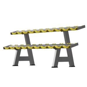 Support <span class=keywords><strong>de</strong></span> haltères <span class=keywords><strong>de</strong></span> sécurité à deux niveaux pour salle <span class=keywords><strong>de</strong></span> sport commerciale, 10 paires, en acier inoxydable, pour l'entraînement musculaire et la <span class=keywords><strong>musculation</strong></span> - Product Image 3