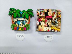 Aimant de réfrigérateur en résine, style plage et océan, souvenirs de voyage toutes formes, décoration intérieure, aimant personnalisé - Product Image 2