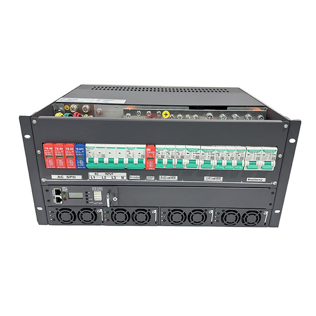 High Quality 48V AC-DC Single Rack-mounted Industrial Power Supply 220V Input 200A Output 95% Efficiency