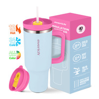 Tasse à café Tumbler personnalisable avec couvercles et paille Tasse de fête à bière isolée sous vide en acier inoxydable