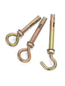 Fabricante <span class=keywords><strong>chino</strong></span> Sujetador de ancla de manga de acero Gancho de <span class=keywords><strong>ojo</strong></span> estándar DIN con perno de <span class=keywords><strong>ojo</strong></span> Chapado en zinc - Product Image 4