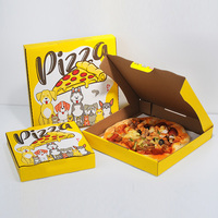 Le fabricant expédie rapidement des boîtes en papier d'emballage personnalisées, boîtes à pizza imprimées personnalisées écologiques avec logo