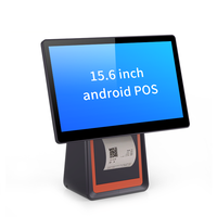 Mesin penagihan POS Set lengkap Pemindai biometrik tampilan HD Printer Transfer termal Multi-OS (Android/Linux/IOS) Online
