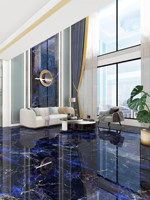 Luxuriöse Porzellanfliesen 750x1500mm Modernes Design Rutschfeste Innenbodenbeläge für Villa, Restaurant, Hotel, KTV, Toilette