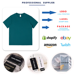 T-shirt da ginnastica in cotone pesante personalizzabile da uomo oversize 220 Gsm T-shirt con Logo personalizzato stampato Tshirt - Product Image 4