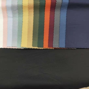 Fabrication de tissu tricoté Ponte Roma NR 380 g/m², 66 % rayonne, 30 % nylon, 4 % élasthanne, pour pantalons et vêtements pour hommes - Product Image 1