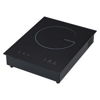 Plaque chauffante électrique de 2500 W 220 V pour le commerce extérieur en Asie du Sud-Est, intégrée, tactile, étanche, à chauffage continu, à tête unique, pour fondue