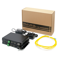 Convertisseur HDMI fibre optique 4K60 jusqu'à 10 km, prolongateur HDMI fibre optique avec entrée audio
