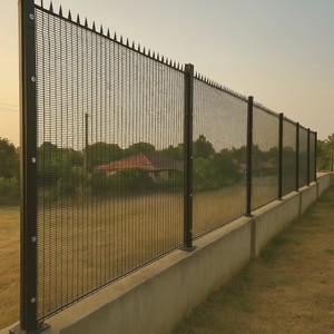 Malla de Alambre de Acero al Carbono Soldada y Tratada Térmicamente, de Alta Seguridad y Visibilidad, con Acabado en Polvo, en Venta - Product Image 6