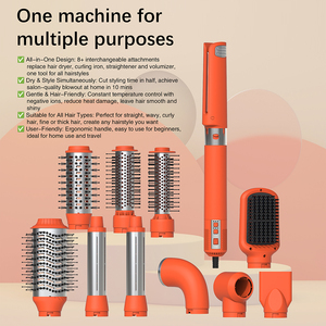 Asciugacapelli Professionale Ionico ad Alta Velocità 10-in-1 con Strumenti Multifunzionali e Spazzola ad Aria Calda <span class=keywords><strong>per</strong></span> Uso Domestico e Alberghiero - Product Image 2