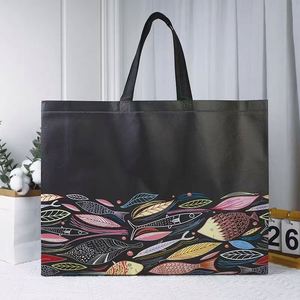 Sacs de courses personnalisables en tissu non tissé écologique pour le rangement des courses - Product Image 2
