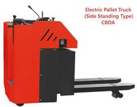 Transpalette Électrique Robuste à Plateforme, 7000 kg, Moteur AC, Faible Bruit 75 dB, pour Manutention de Matériaux en Usine et Entrepôt