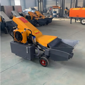 Mesin pompa beton semen Mini daya 30HP silinder tunggal untuk proyek konstruksi skala kecil pompa <span class=keywords><strong>Mortar</strong></span> - Product Image 3