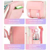 Sac à dos scolaire japonais pour filles, style girly, plusieurs poches, design multifonctionnel, grande capacité (20-35L), Oxford, pour étudiants