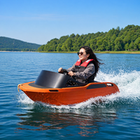 Bateau électrique haute vitesse XHX 10KW 30-40 km/h, mini karting jetski avec autonomie de 30-60 minutes pour 2 personnes