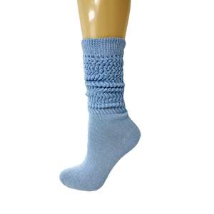 Chaussettes en coton pour femmes, longueur mi-mollet, épaisseur standard, tricotées, pour l'hiver, taille unique, convient aux pointures 5 à 10 - Product Image 1