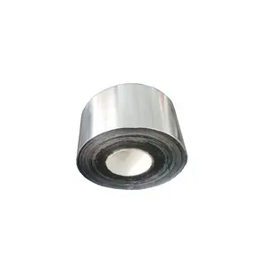 MENGSHAN940 0.8mm thick 50mm width 30m length butyl rubber adhesive aluminium foil tape for Window and door openings