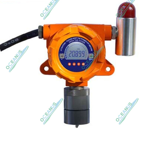 Detector em linha fixo do analisador do gás do OC-F08 para o oxigênio 0-100% vol do O2 para testes do gás de exaustão da caldeira com saída do sinal 4-20mA - Product Image 1