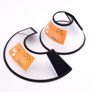 Collar de cono de recuperación para mascotas antimordedura ajustable, Collar isabelino para perros y gatos - Product Image 1