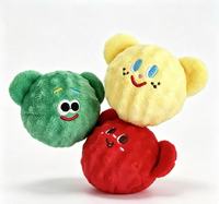 Jouet pour chien en peluche couineur, type sandwich de pain froissé, pour le jeu de cache-cache et le renifflement, vente en gros, avec service personnalisé