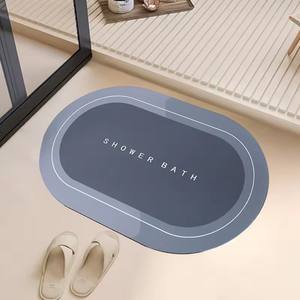 Alfombra de Baño de Secado Rápido, Antideslizante y Antibacteriana, Alfombra Absorbente para Baño, Cocina, Hogar, Alfombra para Entrada, Uso en Hoteles - Product Image 1