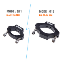 Support de fixation de phare LED pour moto, boucle de support haute puissance 22-36mm en acier inoxydable et alliage d'aluminium, certifié CE, mini