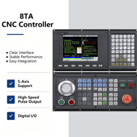 Nouveau contrôleur de tour CNC industriel KYCNC 5 axes 8TA avec mémoire 128 Mo pour l'usinage de précision des métaux