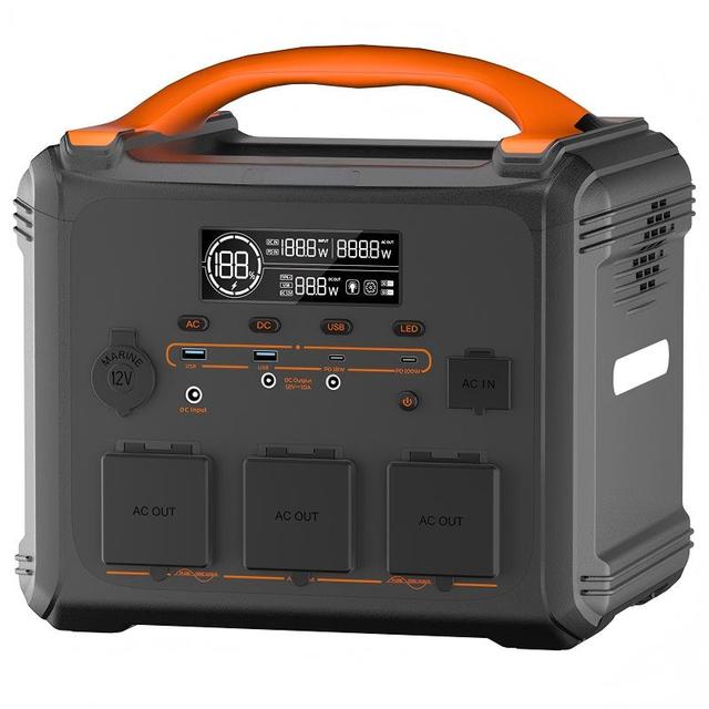Intelligent LiFePO4 Portable Power Station 1000W 2000W 5000W Solar Generator with PD 100W for Outdoor Emergency Power