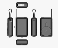 Nouvelle batterie externe magnétique 20000 mAh 2026, charge sans fil portable pour iPhone, prise en charge de la personnalisation OEM et ODM
