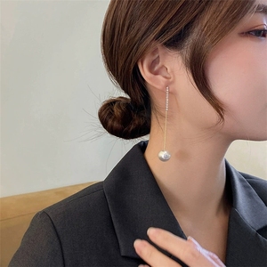 Hàn Quốc tua earstrings, hợp thời trang vòng mặt bông tai, thanh lịch dài bông tai ngọc trai, và tinh tế và thanh lịch Bông tai n99236 - Product Image 3