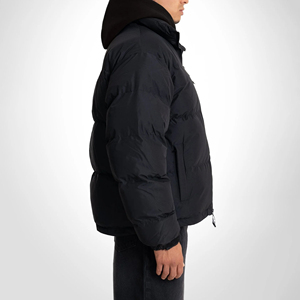 Veste matelassée à capuche pour homme de qualité supérieure, épaisse et légère, avec fermeture éclair, idéale pour l'hiver – Vente en gros - Product Image 6