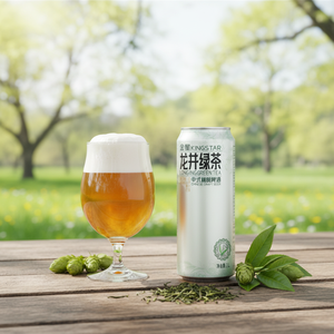 Cerveza Artesanal KINGSTAR Longjing con Hierbas y Especias Chinas, 1L*6 Botellas, Baja en Alcohol, para Fiestas, Bares y Hoteles, Gran Venta - Product Image 3