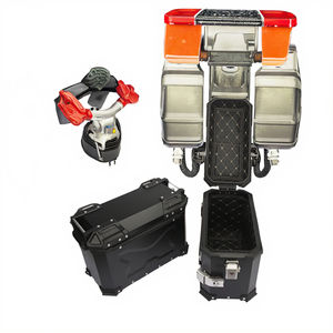 Para R1250GS/R1200GS (2018-2023) Cajas Laterales de Aleación de Aluminio y Sistema de Soporte Trasero/Lateral-Adaptación/Mejora Capacidad de 45L - Product Image 2