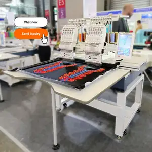 Lifelong Technical Guidance! Galaxy 2 Two heads Industrial Machinery Embroidery Machine a broder