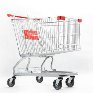 125L Duitse stijl stalen 4-wiel winkelwagentje boodschappenkarretjes - Product Image 3