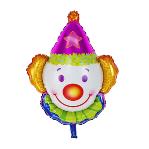 Globo grande y divertido de payaso para niños, <span class=keywords><strong>feliz</strong></span> <span class=keywords><strong>cumpleaños</strong></span>, <span class=keywords><strong>Feliz</strong></span> Navidad, papel de aluminio - Product Image 4