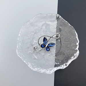 Broches de Mariposa de Cristal, Aleación Chapada en Oro, Pin de Moda para Mujer, 4.4cm, Diseño de Nota Musical, Accesorio de Regalo - Product Image 4